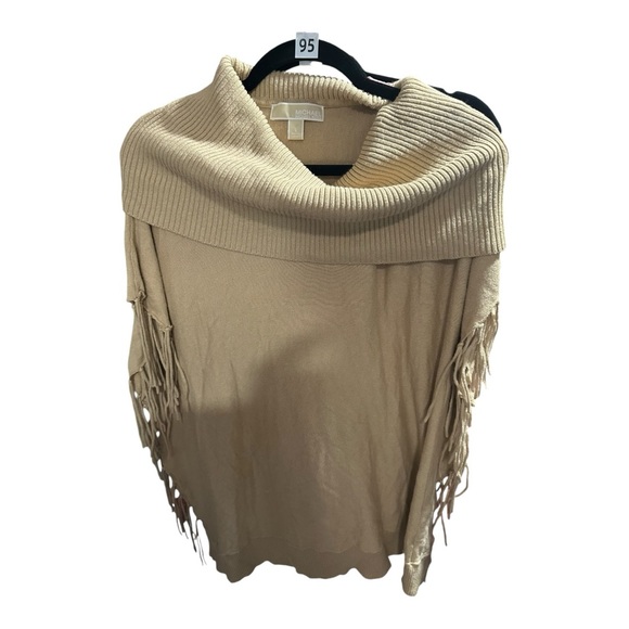 Michael Kors Fringe Poncho Size Large - Picture 1 of 7